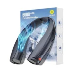 Gentsvip Portable Neck Fan With Reading Light, 6-speed Wearable Fan,