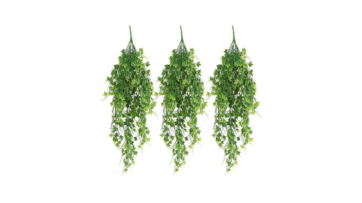 Recutms Artificial Plant Faux Plant Ivy Greenery Fake Hanging Plants