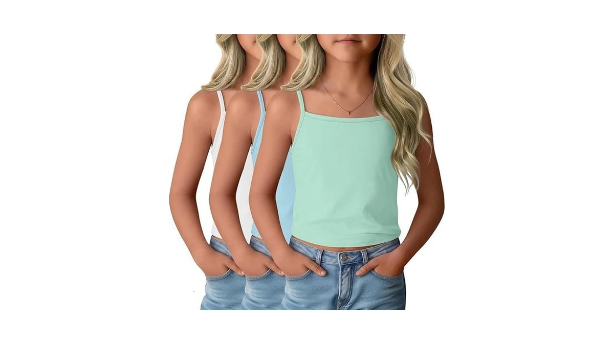 3-pack Pack Girls Tank Tops Size-