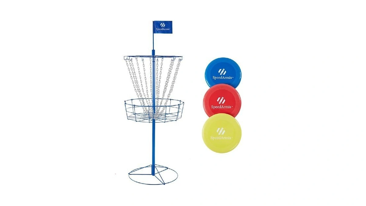 Speedarmis Disc Golf Basket Targets - Portable Golf Baskets With