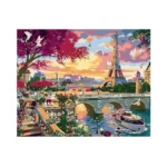 Amazon code: Quitedew Eiffel Tower Paint By Number Fo