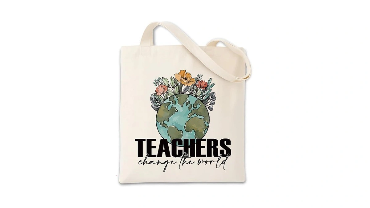 Geondos Teacher Tote Bag, Perfect For Teacher's Day & Graduation
