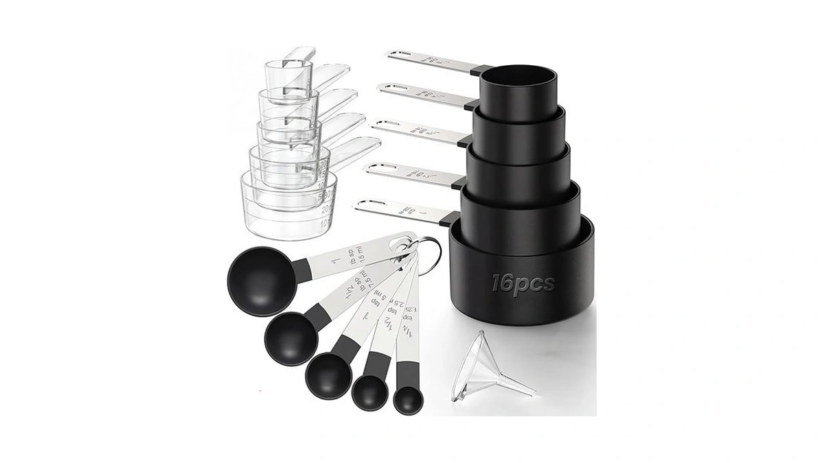 16pcs Measuring Cups And Spoons Set, Measuring Spoon Set With