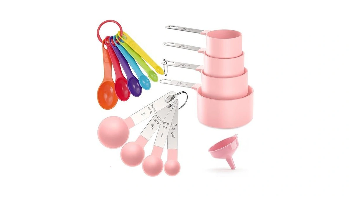 Thlhkd 15 Pcs Measuring Cups And Spoons Set, Measuring Spoons