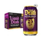 Liquid Death Soda-flavored Sparkling Water - Doctor Death (cherry, Cream,