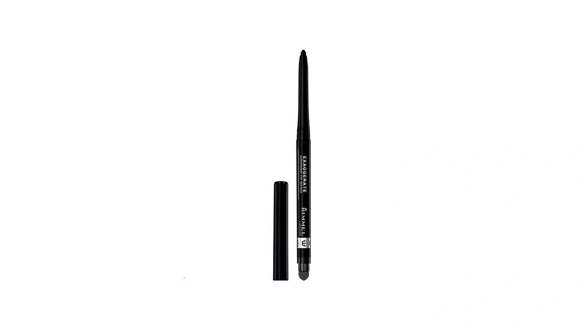 Rimmel London Exaggerate Waterproof Eye Definer Eyeliner, Highly Pigmented, Long-wearing,
