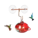 Pozfun Window Hummingbird Feeder With Suction Cups,hand-blown Glass Hummingbird Feeders