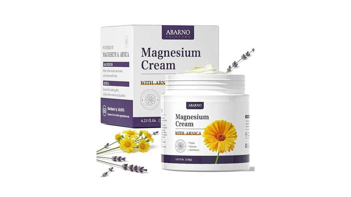Magnesium Cream & Arnica Compound Blend, Sleep Support & Stress