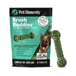Pet Honesty Brush Buddies All Natural Dog Dental Treats For