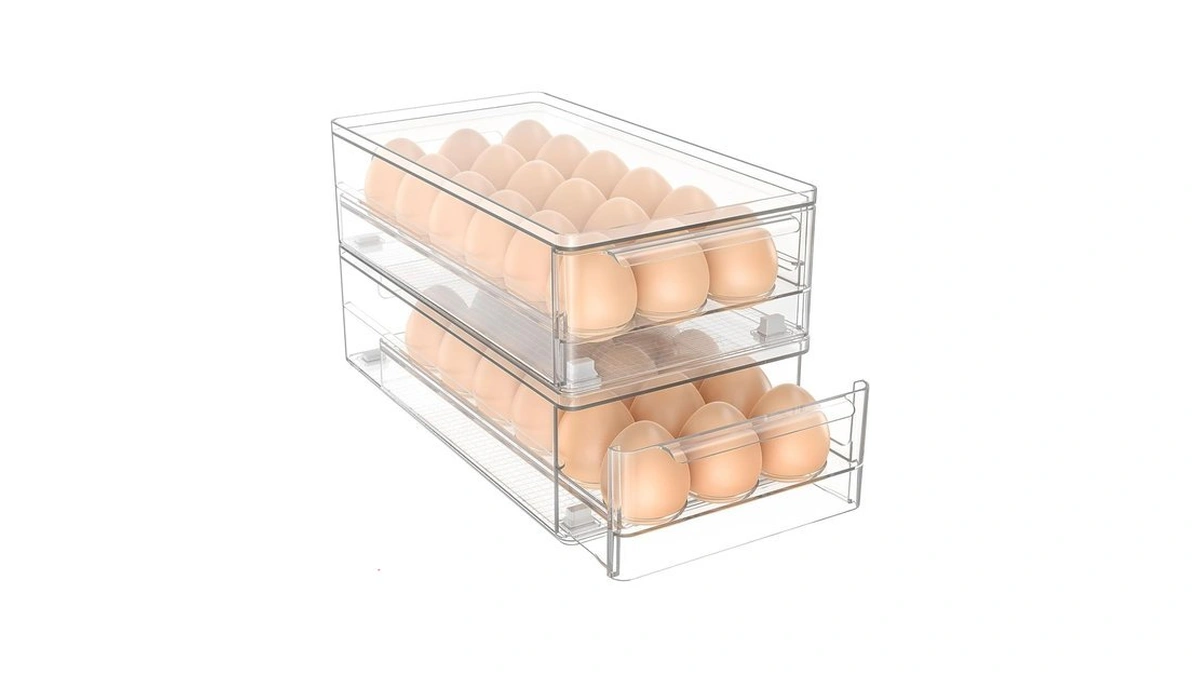 Tayuoo Acrylic Egg Box Transparent 18 And 36 Pack Storage