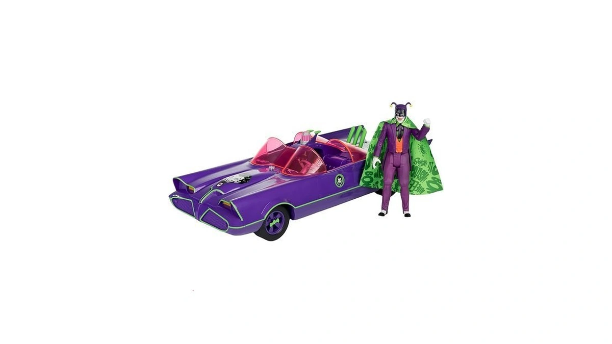 Mcfarlane Toys - Dc Retro Batmobile & The Joker (batman