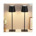 Kakanuo Cordless Rechargeable Table Lamp Black 5000mah Battery Operated Lamps,