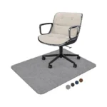 Corduroy Chair Mat For Hardwood Floor, 55"x35" Office Chair Mat