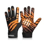 Axevmen Youth Football Gloves, Non-slip Kids Football Gloves With Super