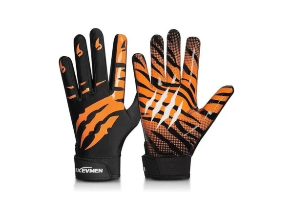 Axevmen Youth Football Gloves, Non-slip Kids Football Gloves With Super