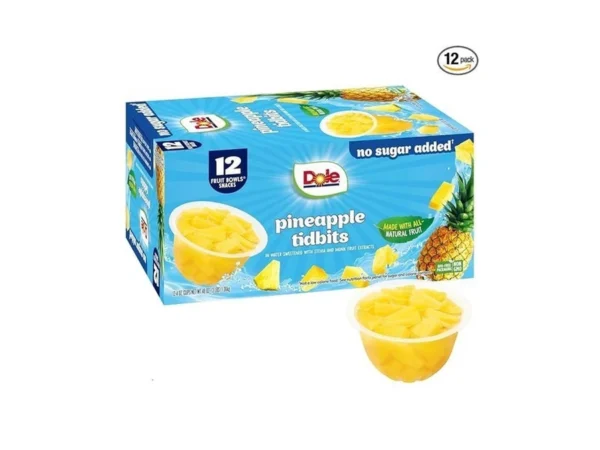 Dole Pineapple Tidbits With No Sugar Added - Dole Fruit