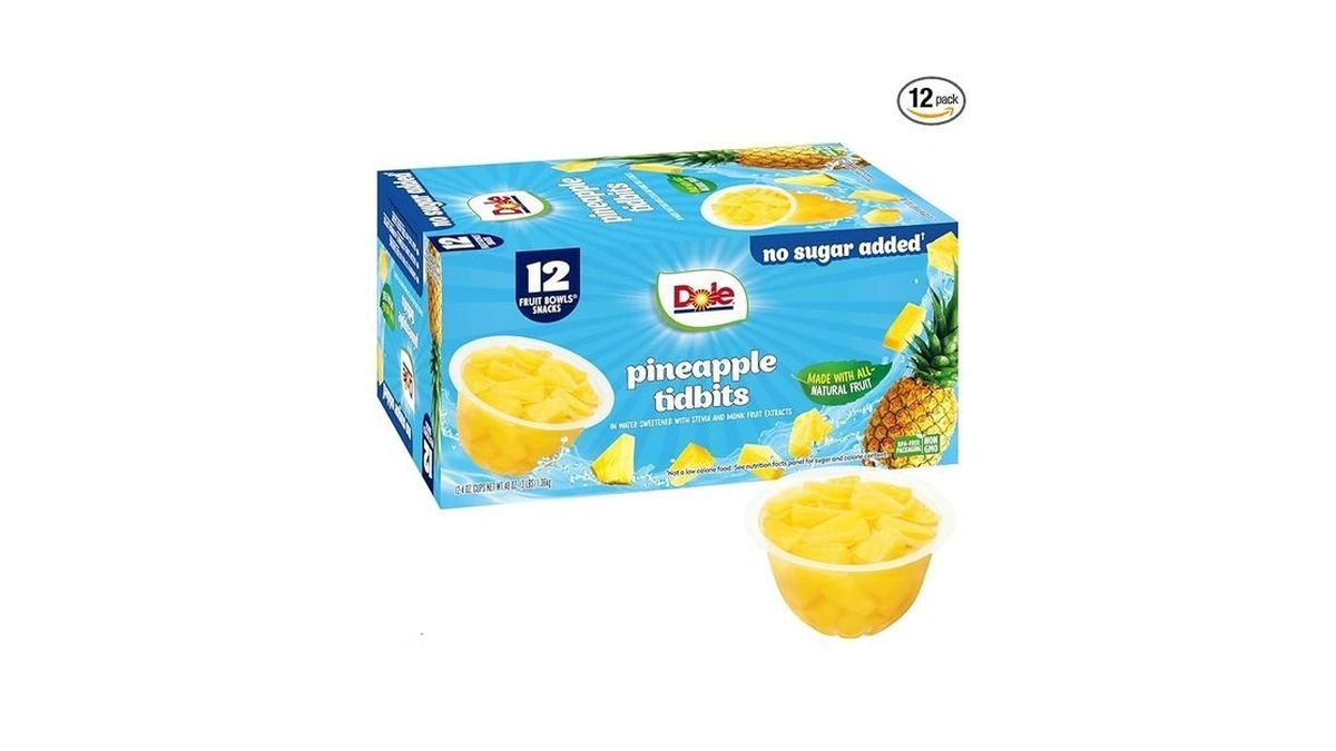 Dole Pineapple Tidbits With No Sugar Added - Dole Fruit