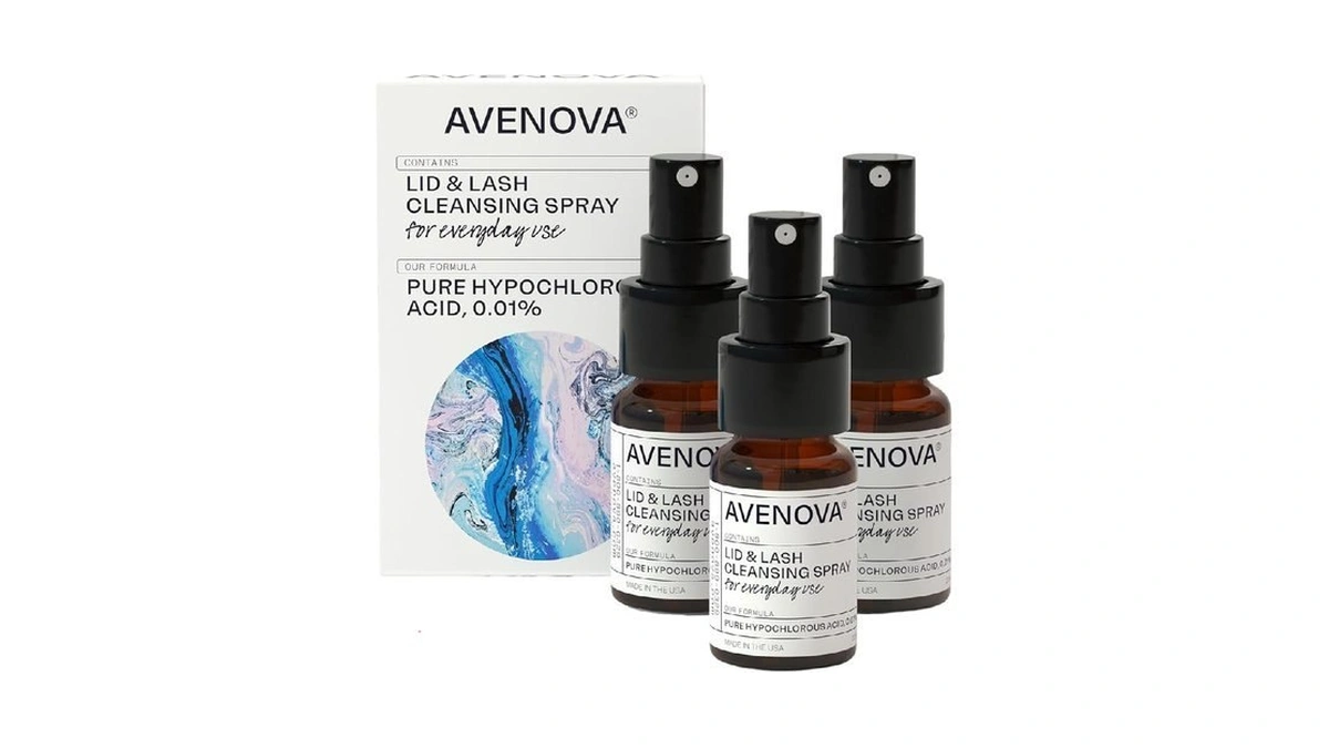 Avenova Eyelid And Eyelash Cleanser Spray - Gentle, Pure Hypochlorous