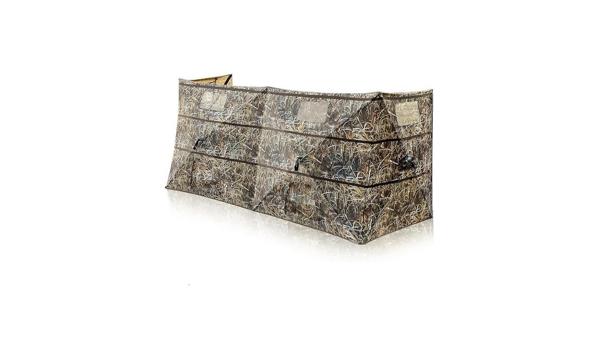 Hunthor 4 Panel Duck Blind Hunting Tent With Dog Door,