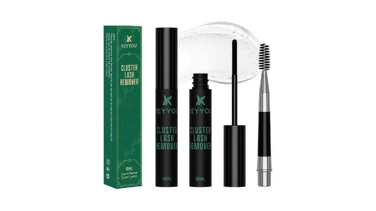 Keyyou Lash Remover With Brush 10ml, Fast-acting Lash Glue For