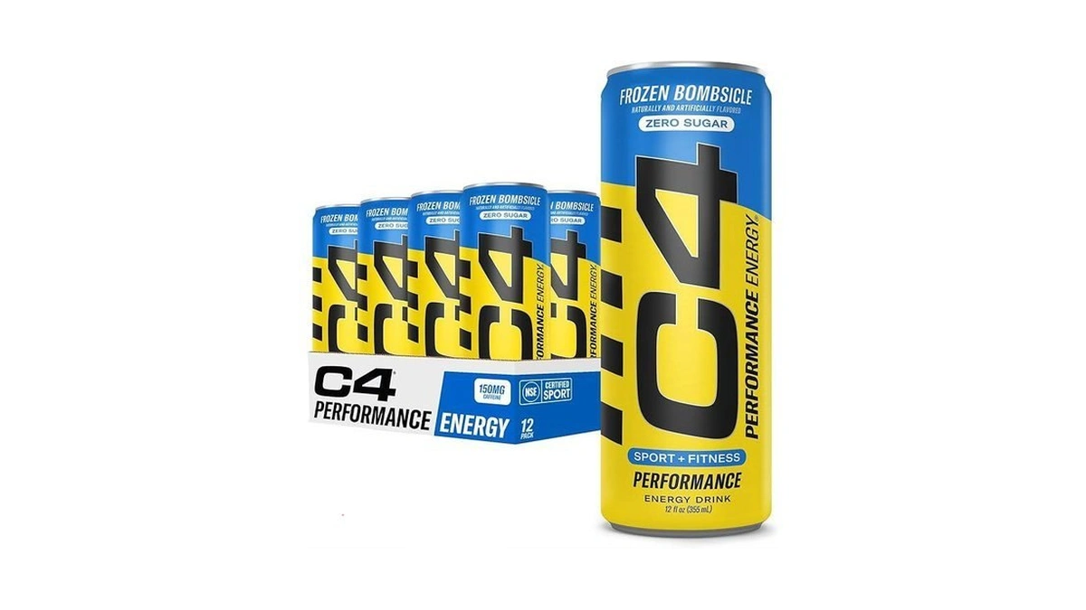 C4 Energy Drink 12oz (pack Of 12) - Frozen Bombsicle