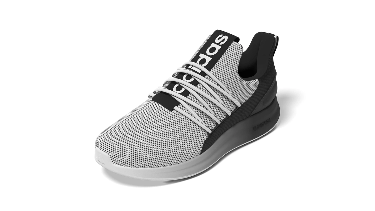 Adidas Men's Lite Racer Adapt 7.0, White/black/white, 11.5