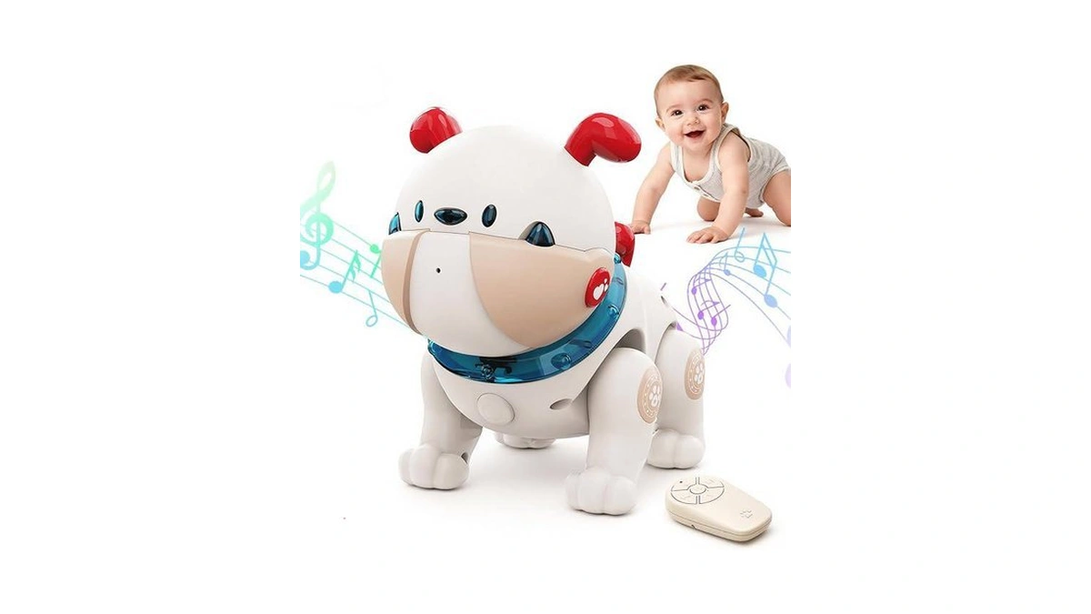 Great Dachong Baby Toys For 6-12 Months: Musical Crawling Dog