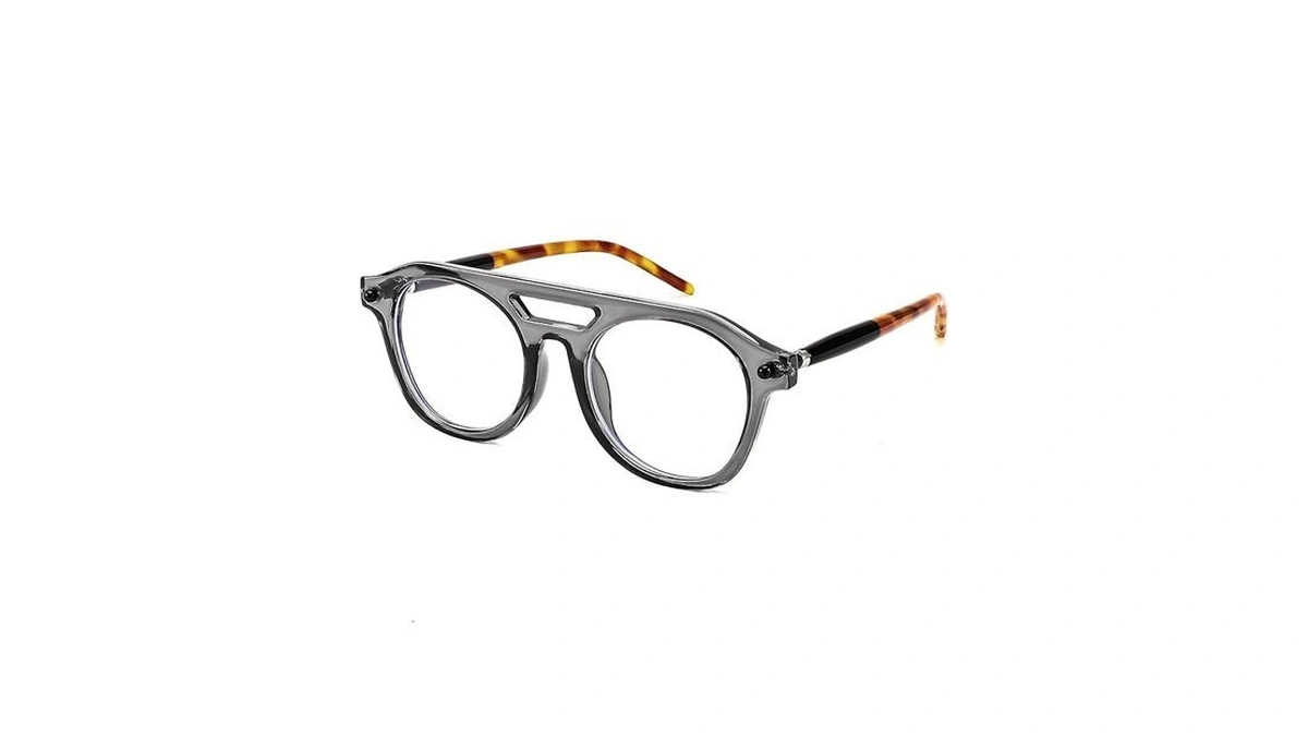 Feisedy 70s Aviator Blue Light Blocking Glasses Square Pilot Frame
