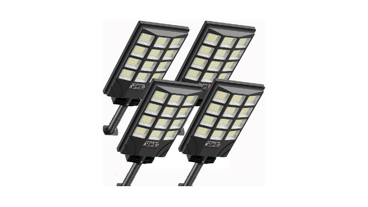 Tfkk Solar Lights Outdoor Motion Sensor, 6500k Dusk To Dawn