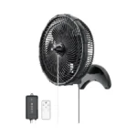 Atengeus 12” Wall Misting Fan With Built-in Pump – No