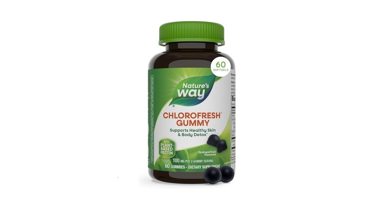 Nature's Way Chlorofresh Chlorophyll Gummies, Supports Healthy Skin And Body