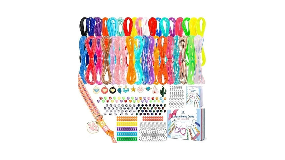 Pp Opount Lanyard String Kit For Summer Camp, 318 Pcs
