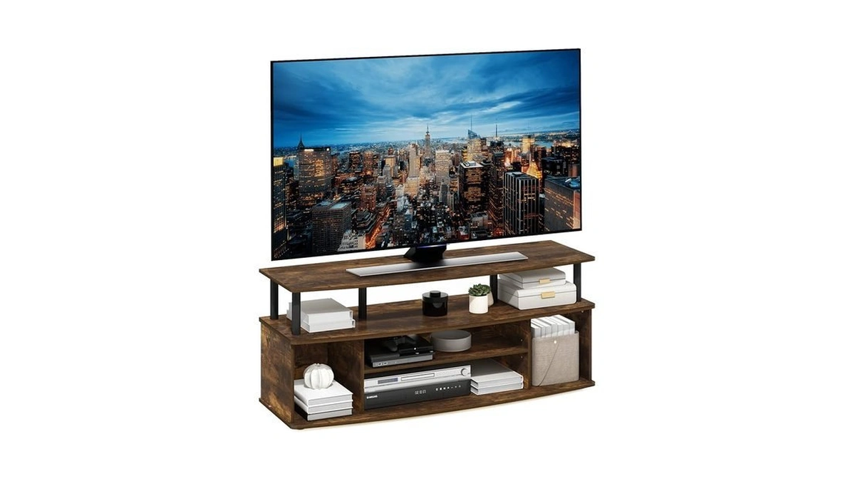Furinno Jaya Large Entertainment Center Stand Unit/tv For Up To