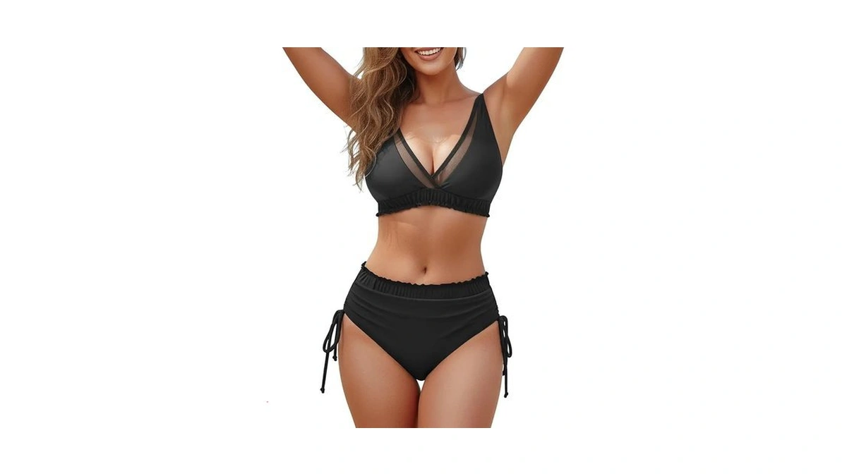Blooming Jelly Womens Bikini Sets Push Up Two Piece Swimsuit