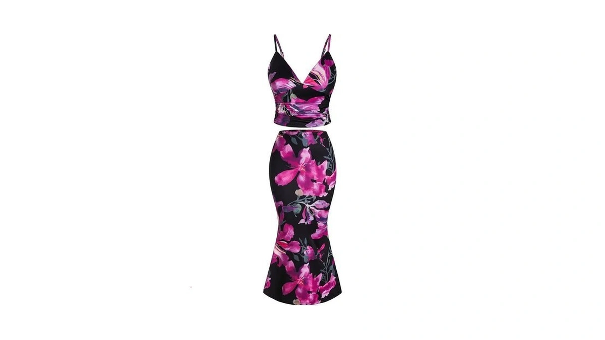 Soly Hux Women's Skirt Sets 2 Piece Outfits Tie Dye
