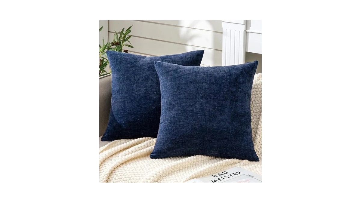Gawamay Decorative Square Throw Pillow Covers 20"x20" Inch Set Of