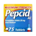Pepcid Ac Maximum Strength Heartburn Relief Tablets, Famotidine 20mg Acid