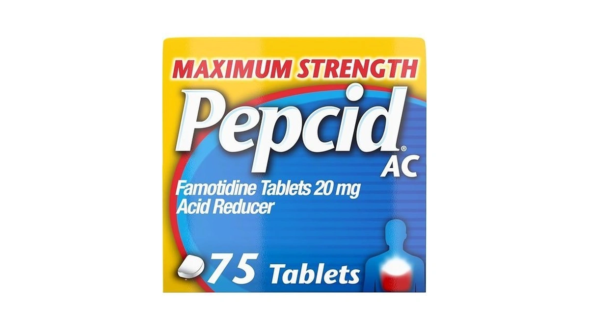 Pepcid Ac Maximum Strength Heartburn Relief Tablets, Famotidine 20mg Acid