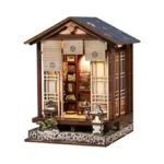 Diy Book Nook Kit Japanese Machiya, 3d Wooden Puzzle For