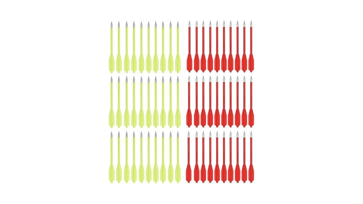 60pcs 6.3 Inch 50-80lb Mini Archery Crossbow Bolts Set With