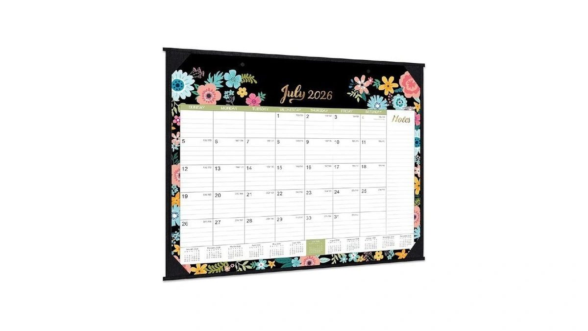 Desk Calendar 2026-2027 - Large Desk Calendar 2026-2027, Jul. 2026