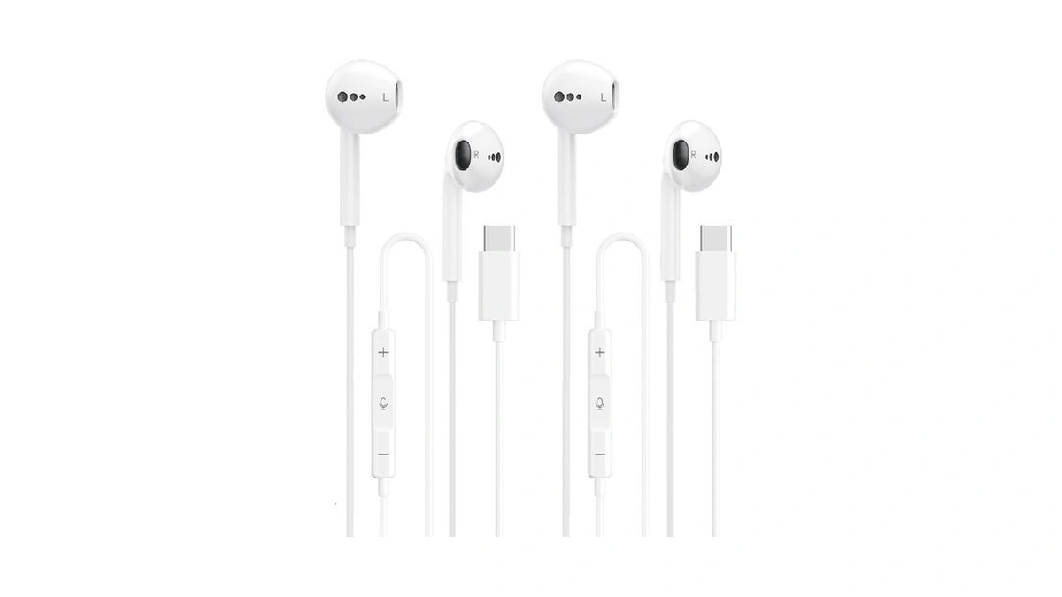 Usb C Headphones For Iphone 17 16 15, Wired Earbuds