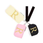Mini Zip Around Keychain Wristlet Wallets For Women And Girls: