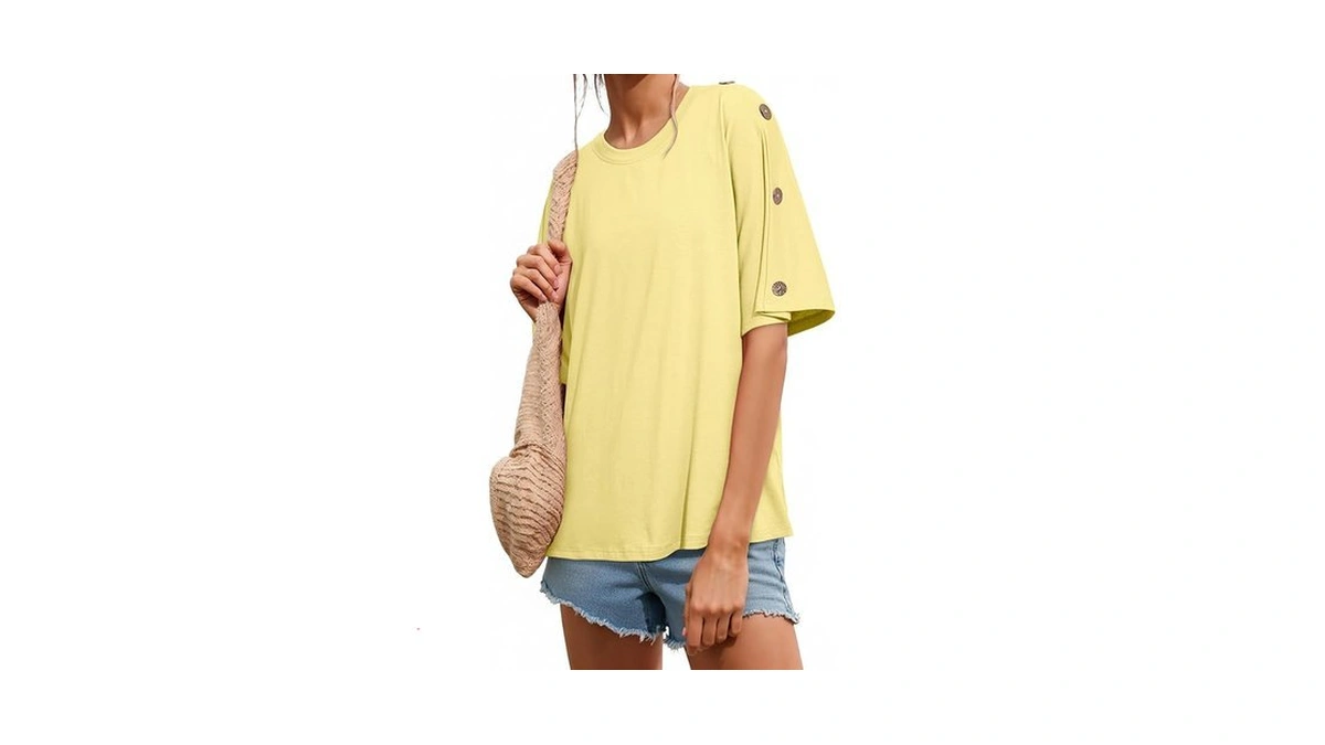 Dokotoo Women's Spring Fashion 2026 Summer Tops For Women Oversized