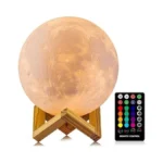 Logrotate Moon Lamp, 16 Colors Led Night Light For Kids