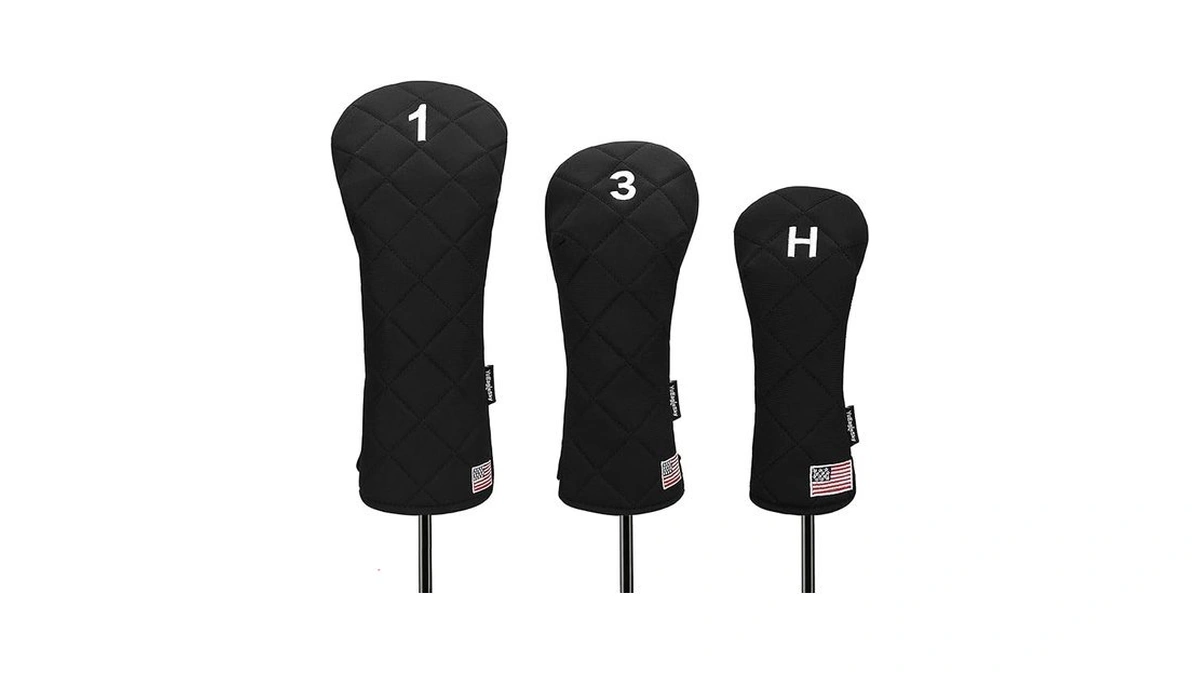 Golf Head Covers (3pcs) Driver Fairway #3 Hybrid For Club