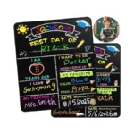 First Day Of School Sign 14”x11” – Double-sided First And