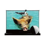 Vividstorm S Pro Motorized Tension Floor Rising Projector Screen 100-inch
