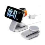 Eazpower 3 In 1 Foldable Wireless Travel Charging Station For
