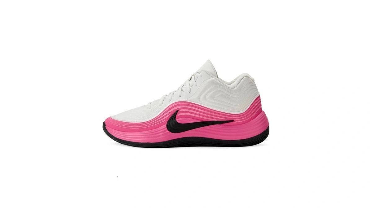 Nike Men's Precision 8 Mid Basketball Shoes, White/black-pinksicle-black, 10.5